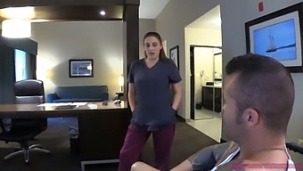 A Busty Nurse With A Big Ass Seduces Her Disabled Son