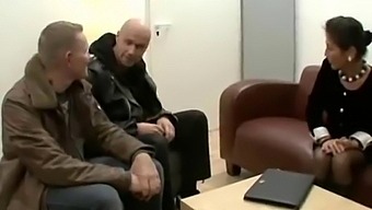 Elderly German Granny Enjoys Double Penetration