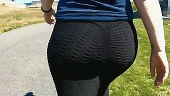 Mature Wife Shows Off Her Big Booty In Public