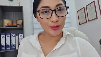 Caught In The Act: Secretary Seduces Boss To Avoid Termination