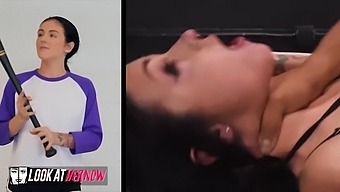 Rosalyn Sphinx Takes On Ricky Johnson'S Big Cock In Reverse Cowgirl And Deepthroat Positions