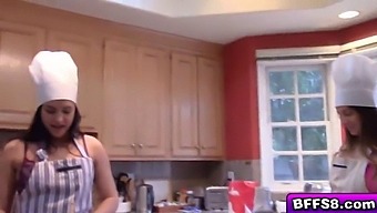 Three Stunning Women Pleasure A Well-Endowed Man On Valentine'S Day