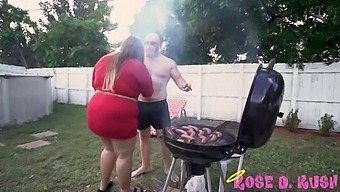 Rose Kush, A Voluptuous Vlogger, Indulges In Sensually Exploring The Nipples Of A Man