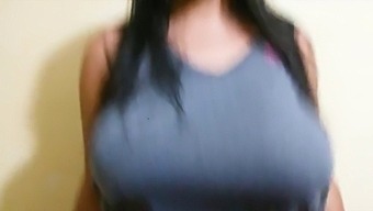 Exclusive Video Of A Busty Latina Bouncing Her Assets
