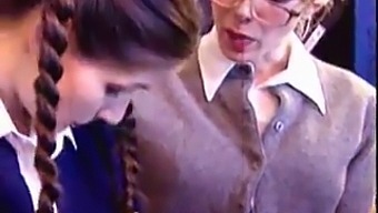 Old And Young Lesbians Indulge In Teacher-Student Relationship