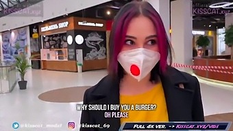 Public Agent Picks Up And Fucks A Student In The Changing Room Of A Fitness Center