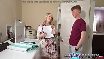 Milf Mom Seduces Her Stepson With Her Big Natural Tits