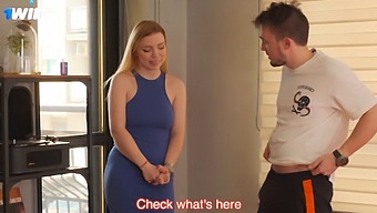 Redheaded Teen Gets Rewarded With A Big Load In Her Pussy