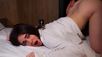 Big Tits Babe Gets Woken Up With A Morning Fuck And Gets Cum On Them