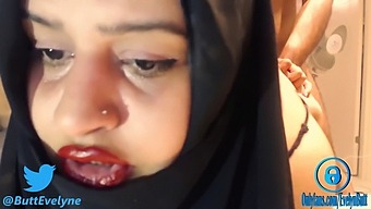 A Woman Wearing A Hijab Gets Her Ass Punished With Anal Sex!