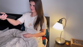 A Sexy Stepmom Is Discovered By Her Stepson As She Masturbates Her Large Penis