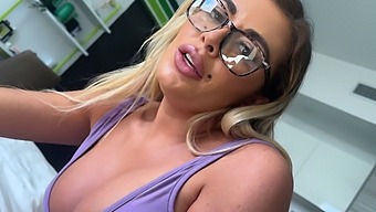 Vivianne Desilva In A Sensual Encounter With Scott Stark In A Domestic Setting.