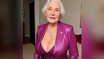 A Sensual Tale Of New Year'S Eve Intimacy With An Elderly Step Grandmother