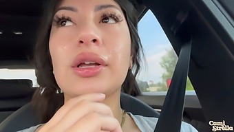 Public Humiliation For Latina After Giving A Mind-Blowing Blowjob!