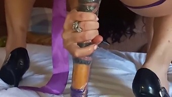 A Woman Uses Sex Toys To Achieve Multiple Squirts And Self-Pleasure