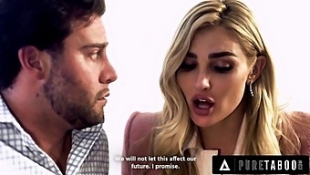 Kenzie Anne, A Stunning Blonde Pornstar, Gets A Surprise Creampie From A Compulsive Liar In This Taboo-Themed Video