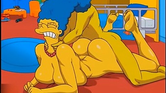 Marge'S Passionate Anal Encounter In Hentai-Inspired Video