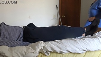 Muslim Maid Shocked By French Man'S Large Black Penis In Amateur Video