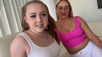 Two Voluptuous Step Sisters Explore Sexual Fantasies In Pov