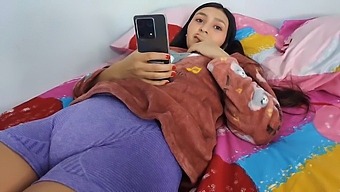 The Adorable And Seductive Stepdaughter, Rosibel, Surprises With Her Naughty Move By Removing The Condom, Resulting In An Intense Encounter In Her Intimate Area.
