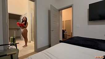 Step-Sis Is A Naughty Girl Who Doesn’t Wear Panties To Bed.